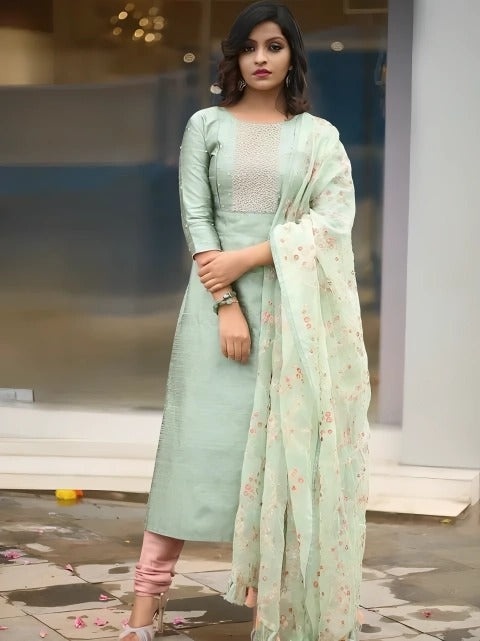 Designer Dress with Dupatta - Style 537 | Chic Ethnic Sophistication