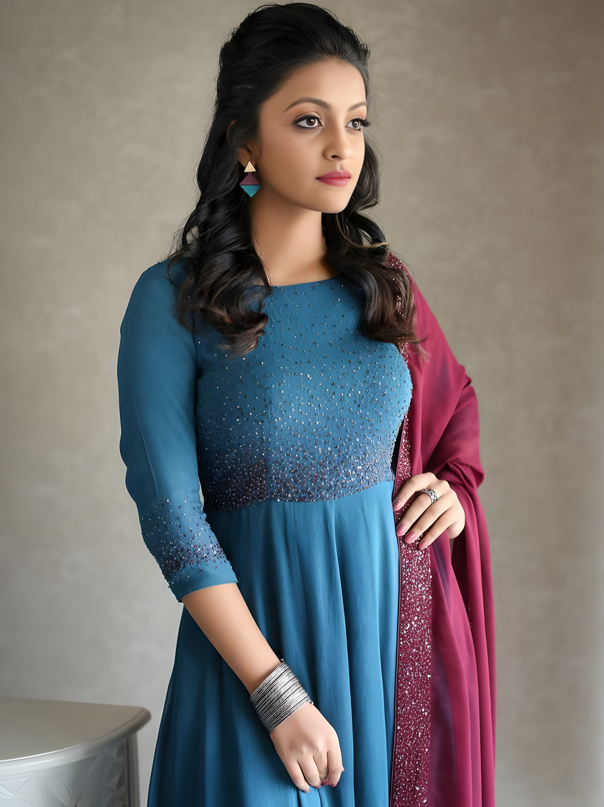 Designer Dress with Dupatta - Style 4642 | Captivating Ethnic Elegance