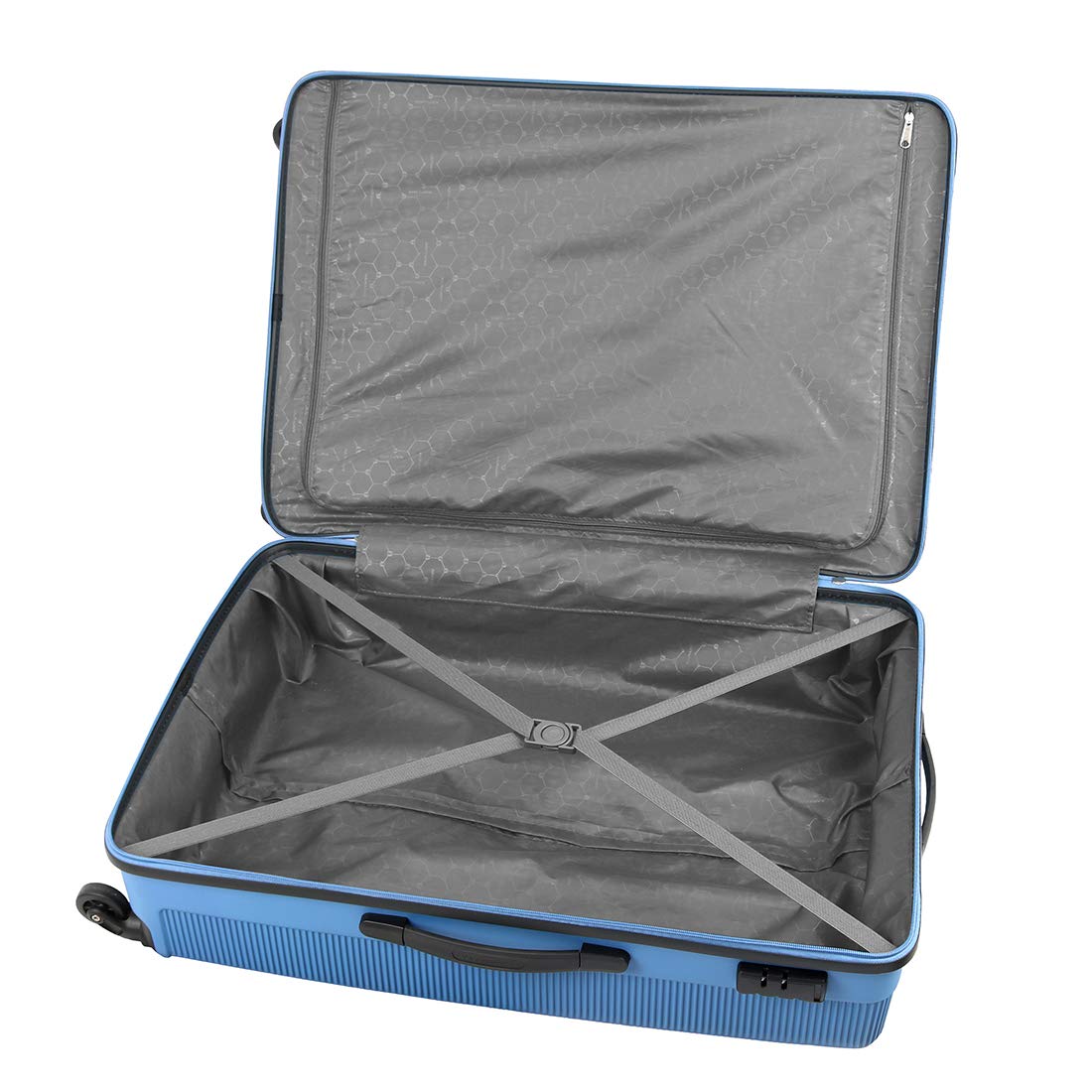 Polypropylene 31.1 inches Hard Suitcase (Ash Blue)