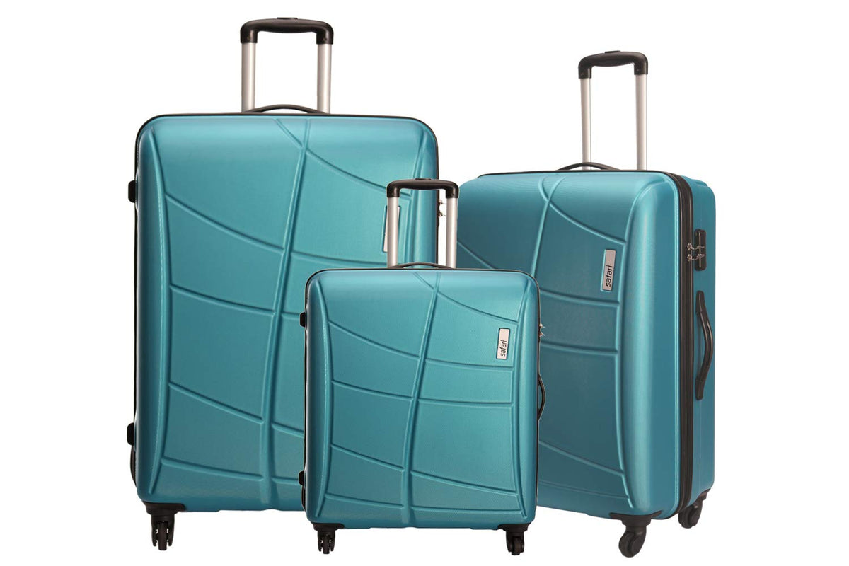 Polycarbonate Hard Sided 360 Rotation Suitcase - 3 Piece Set