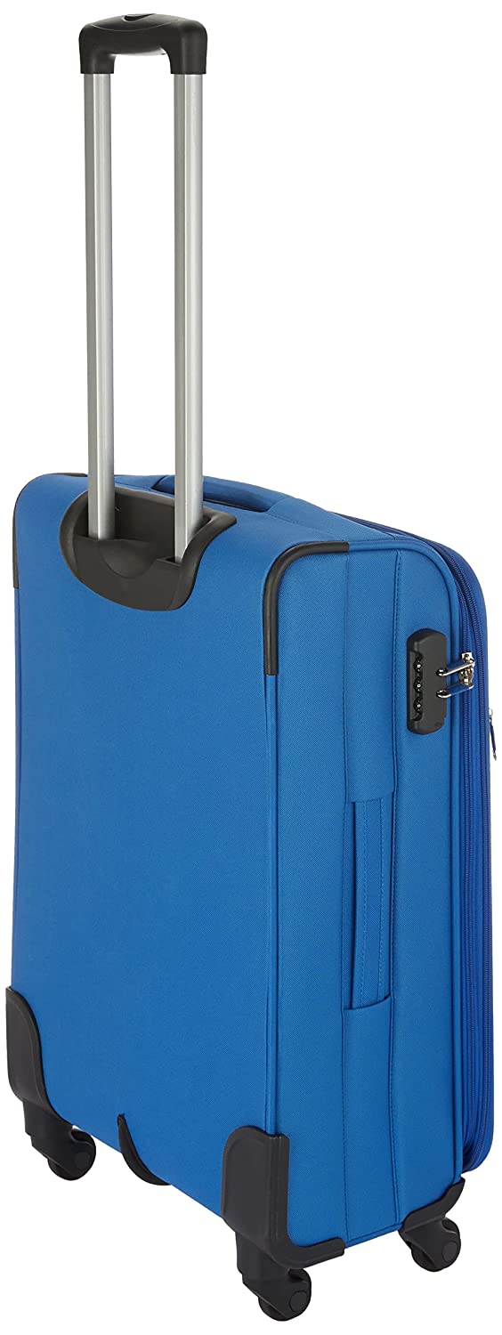 Polyester 65 cms Blue Softsided Check-in Luggage -26 Inch