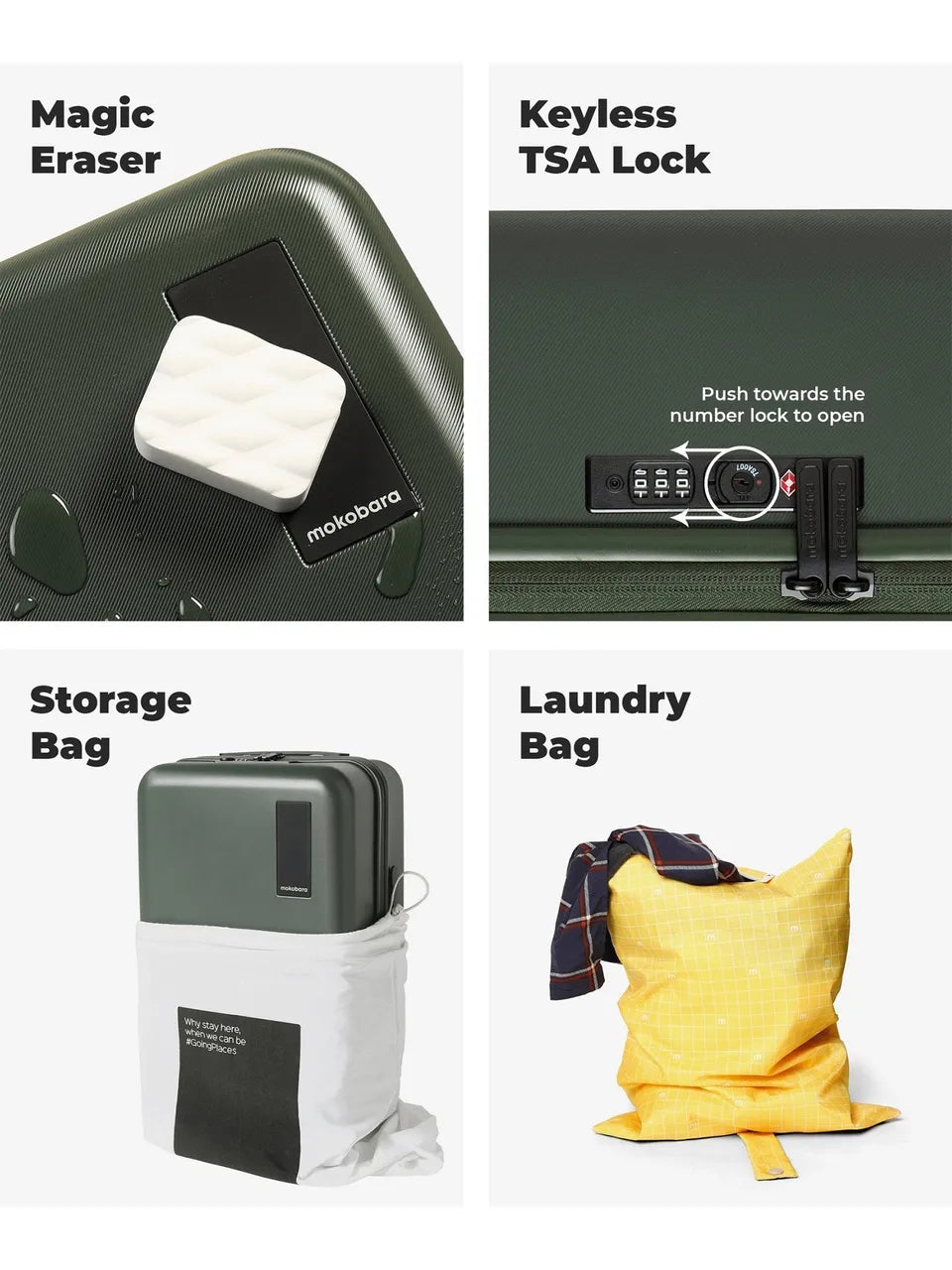 New Standard Trolley Luggage Bag (Set of 3)