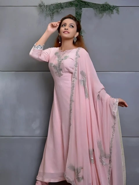 Designer Dress with Dupatta - Style 43767 | Exquisite Ethnic Charm