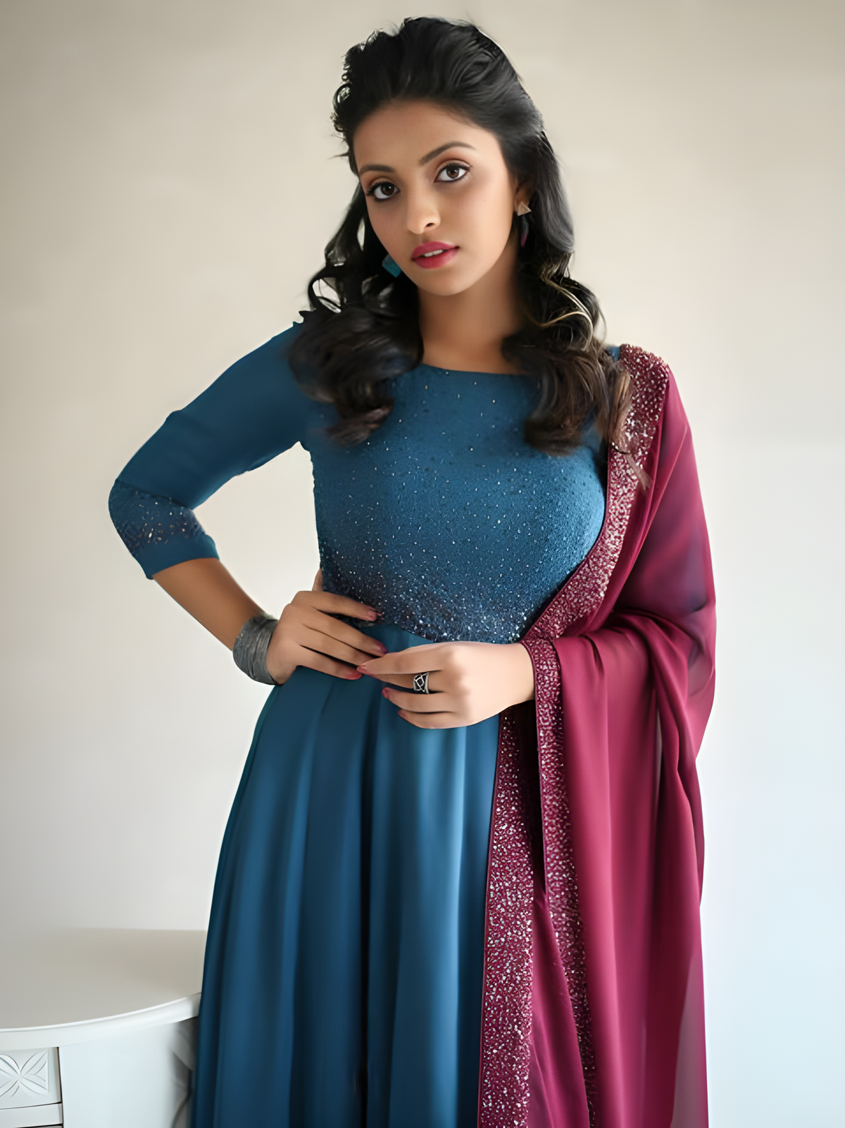 Designer Dress with Dupatta - Style 4642 | Captivating Ethnic Elegance