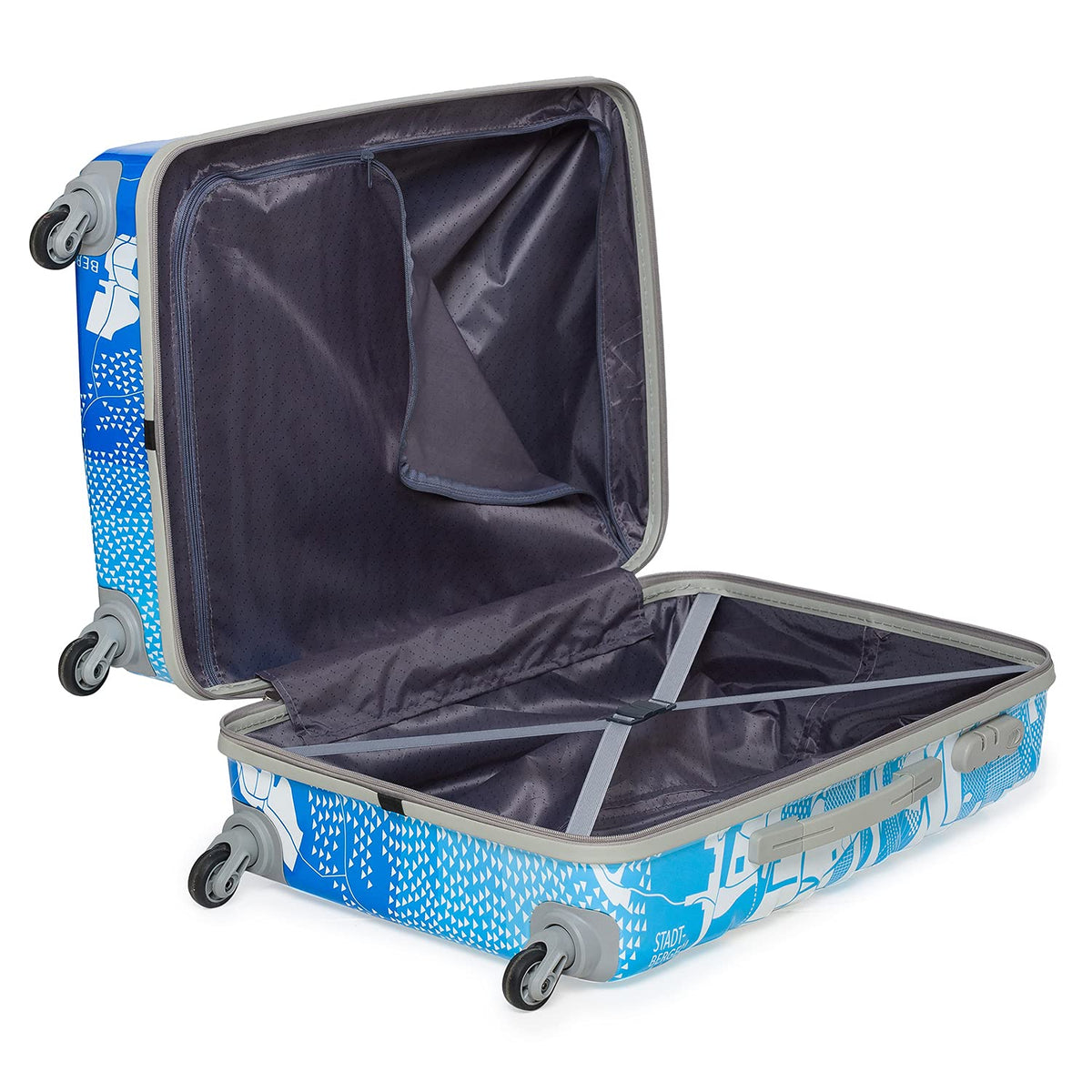 Trooper Polycarbonate Hardsided Luggage Set of 2 Small & Medium