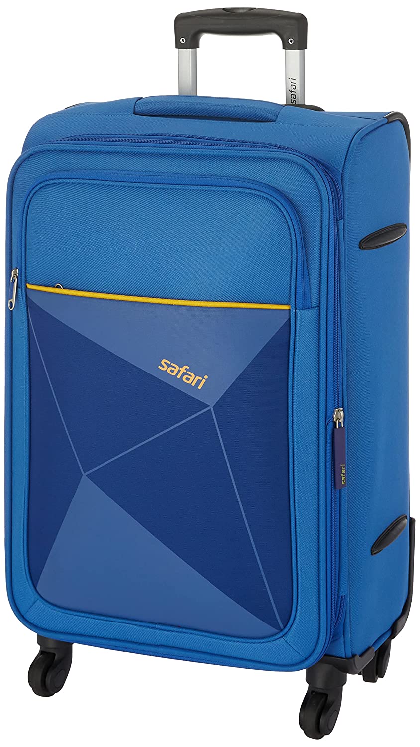 Polyester 65 cms Blue Softsided Check-in Luggage -26 Inch