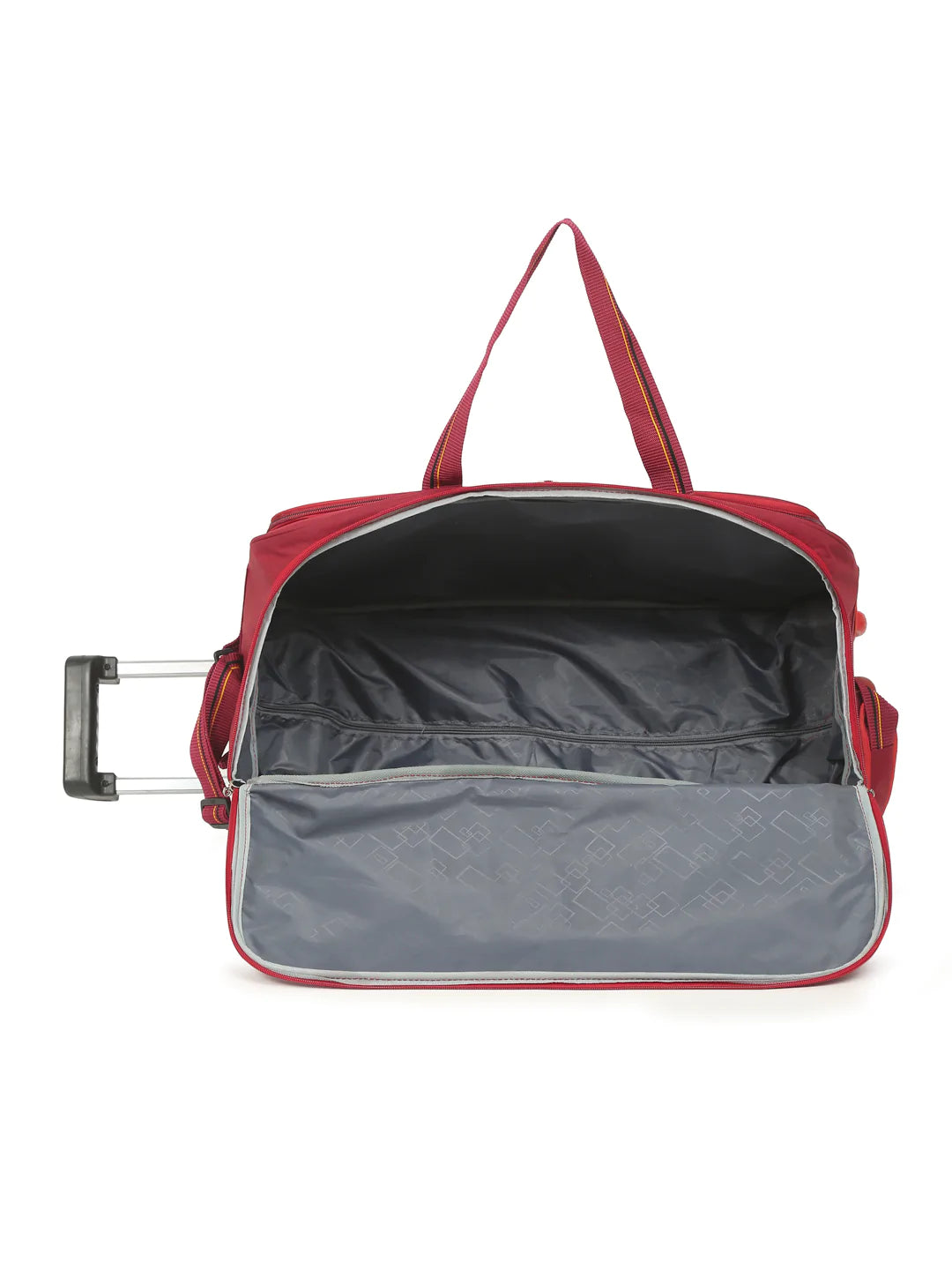 Set of 3 SpreeCart Rolling Duffel Travel Bag (Red)